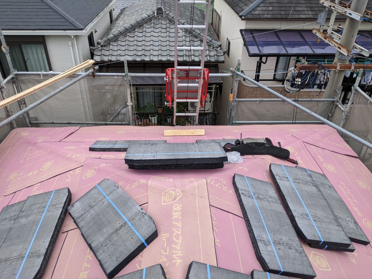 コロニアル葺き替え